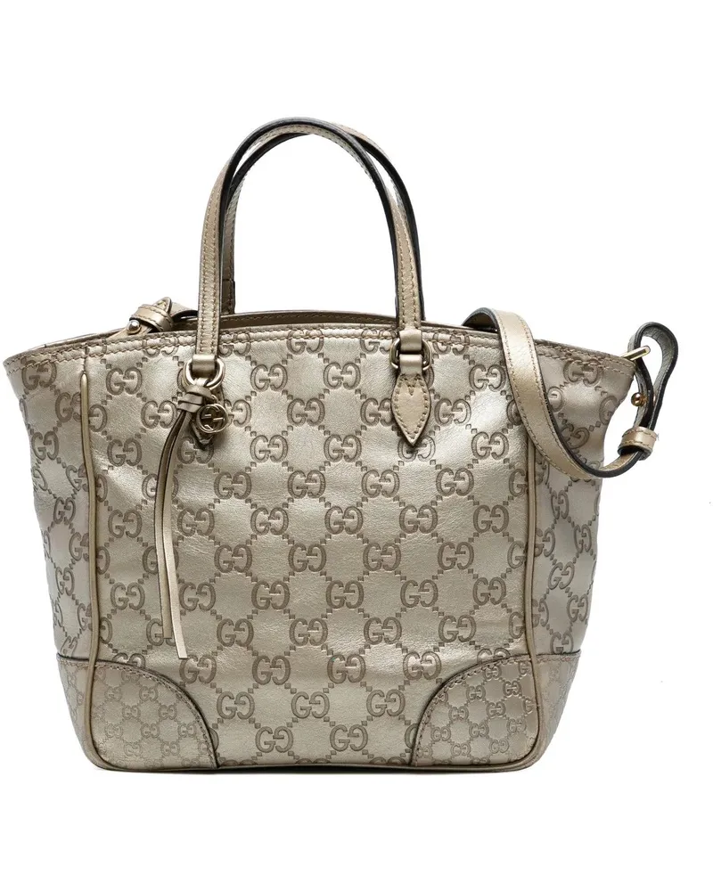 Gucci Hobo Bags Small ssima Bree Satchel goldfarben Gold