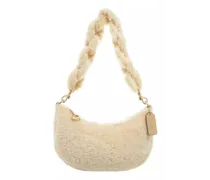 Pochettes Shearling Mira Shoulder Bag With Chain