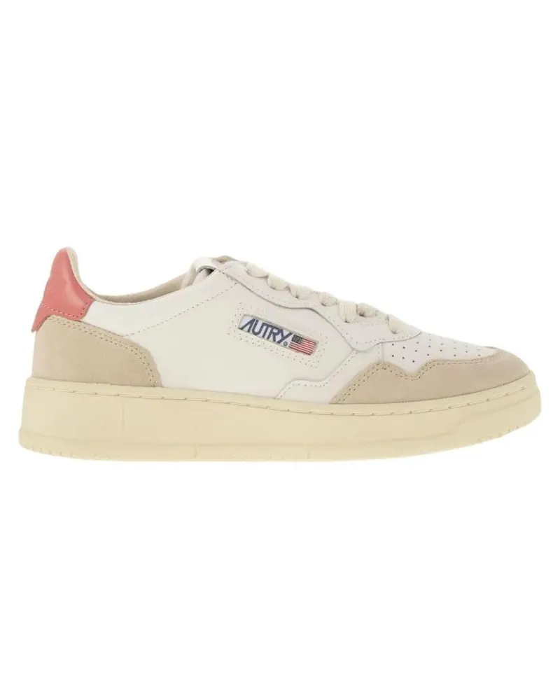 AUTRY Low-Top Sneaker Medalist Low - Leather And Suede Sneakers weiß Weiß