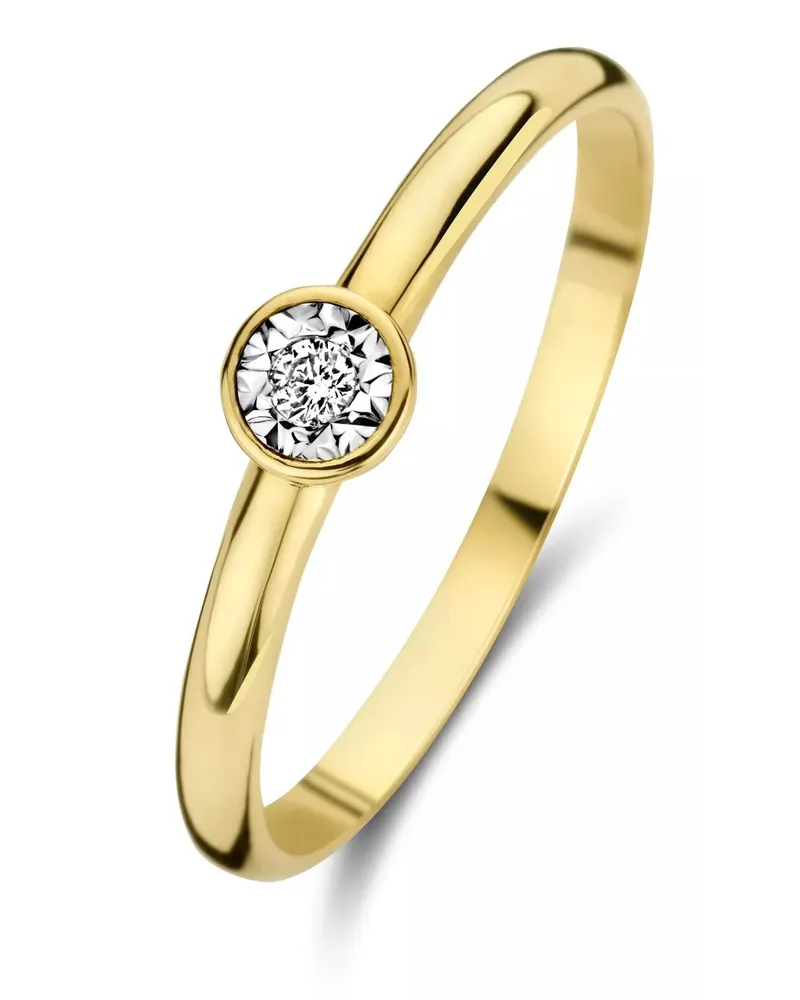 Isabel Bernard Ring  De la Paix damen Ring 585 Gold IBD3 Gold