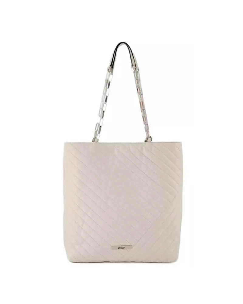 Isabel Marant Shopper Merine N/S Hobo Bag  - Chalk - Leather Weiß