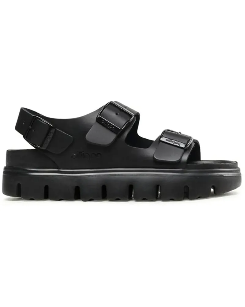 Birkenstock Sandalen MILANO PAP CHUNKY BLACK schwarz Schwarz