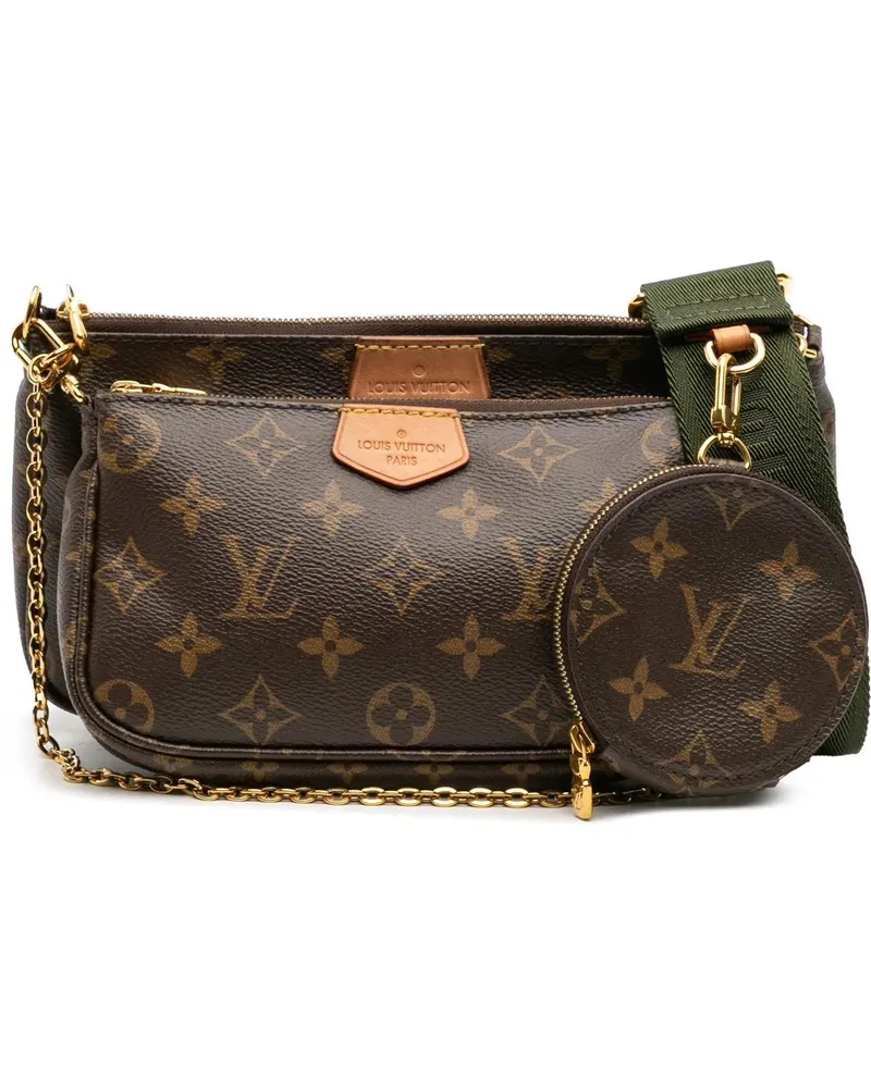 Louis Vuitton Hobo Bags Monogram Multi Pochette Accessoires braun Braun
