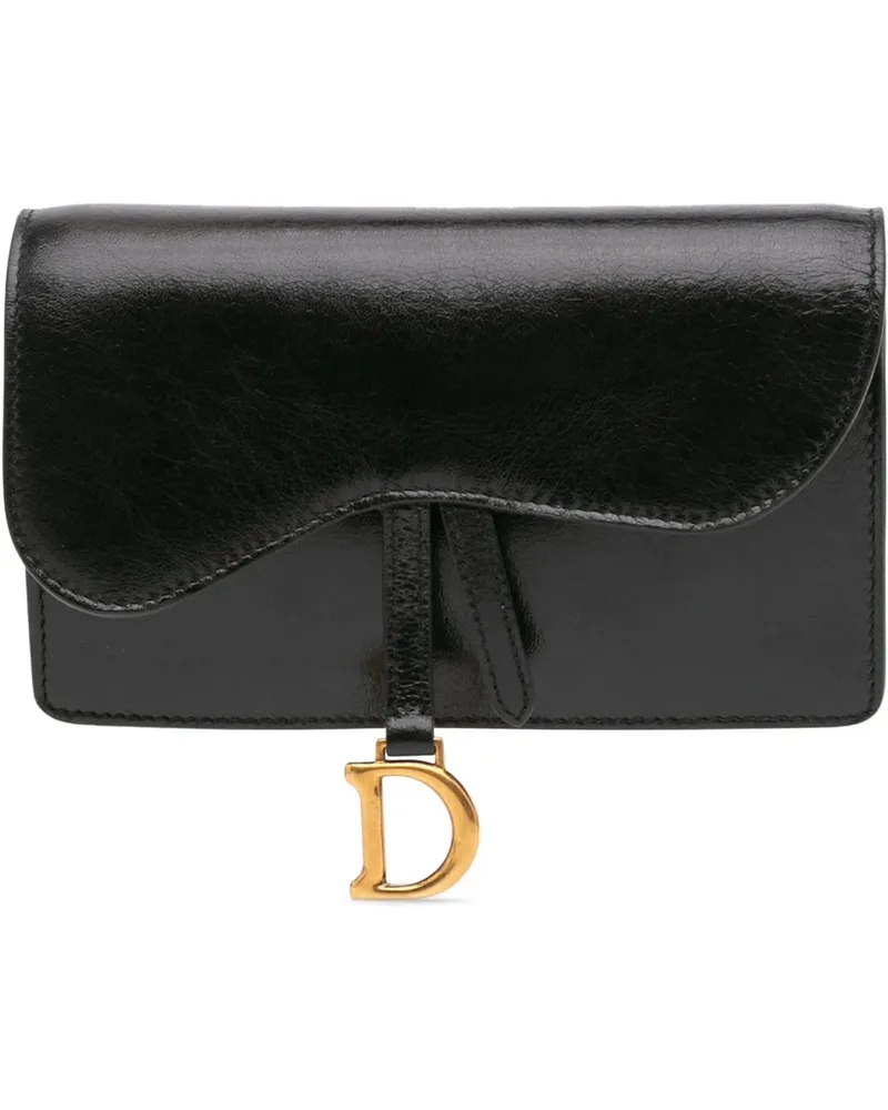 Dior Bauchtaschen 2019 Leather Saddle Belt Pouch schwarz Schwarz