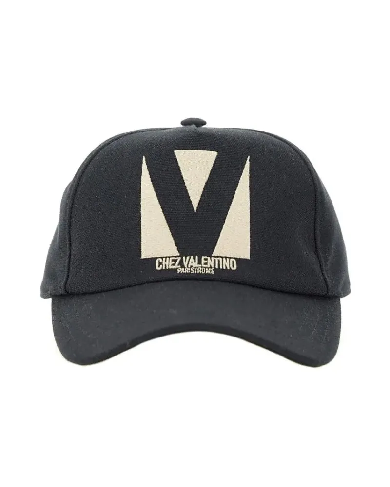 Valentino Garavani Caps & Mützen "Chez Valentine" Baseball Hat schwarz Schwarz