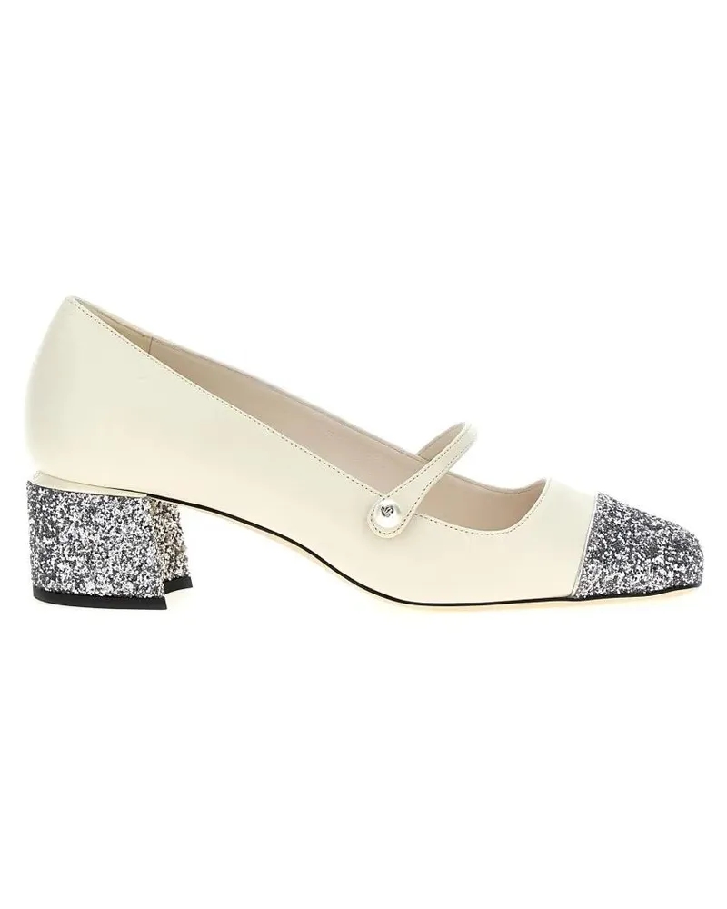 Jimmy Choo Hohe Schuhe 'Elisa' Pumps weiß Weiß