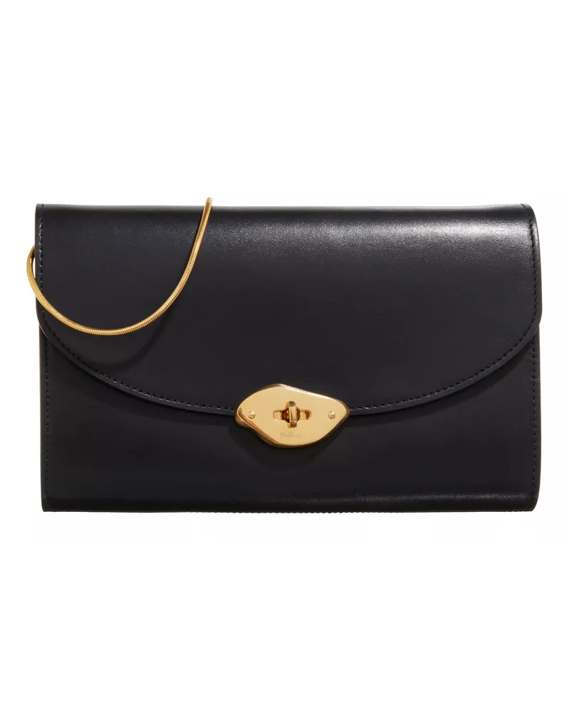 Mulberry Clutches Lana Clutch High Gloss Leather Schwarz