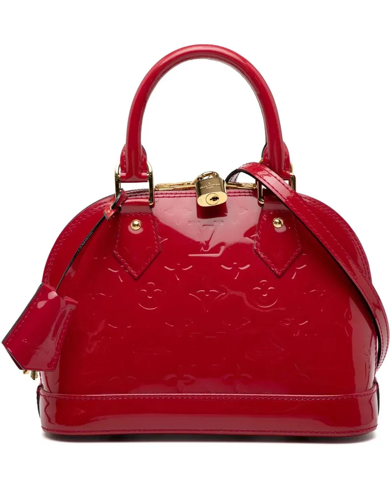 Louis Vuitton Hobo Bags Monogram Vernis Alma BB rot Rot