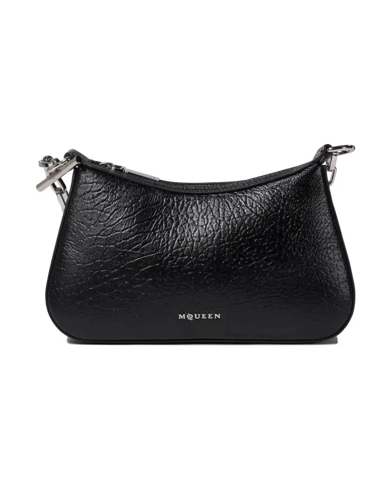 Alexander McQueen Hobo Bags "Mcqueen T-Bar Mini" Shoulder Bag schwarz Schwarz
