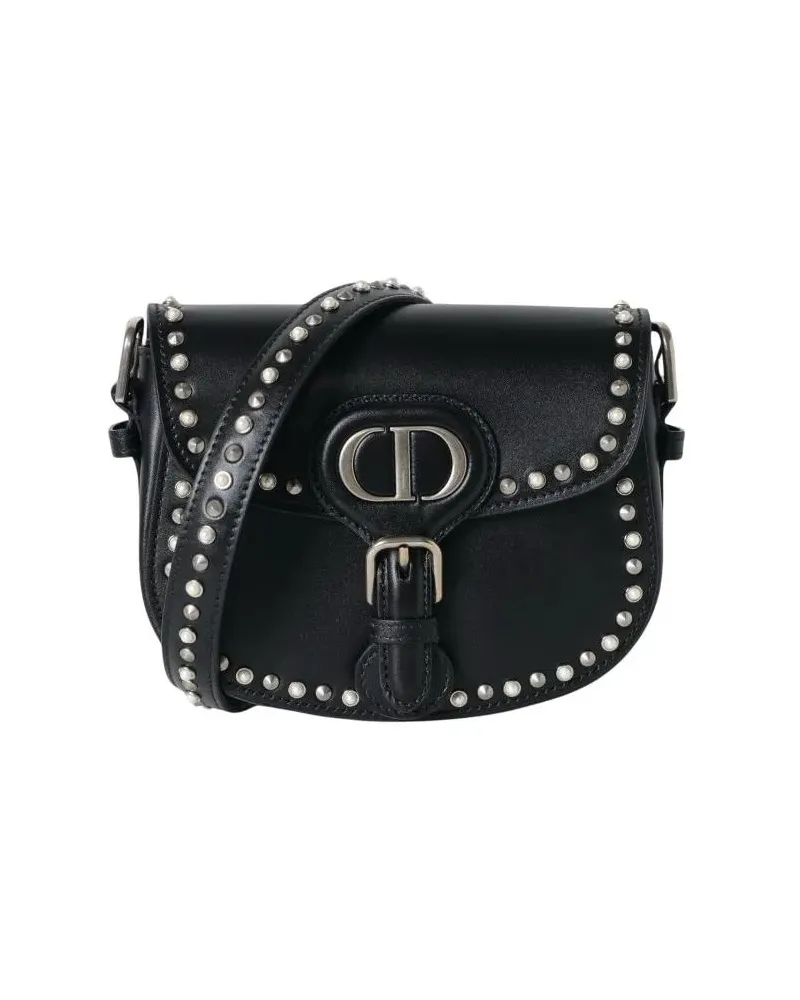 Dior Hobo Bags Bobby Small Box Studded Black schwarz Schwarz
