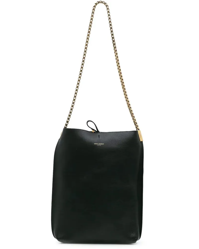 Saint Laurent Hobo Bags Small Calfskin Suzanne Hobo schwarz Schwarz