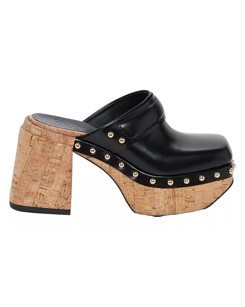 Dorothee Schumacher Sandaletten mit Absatz CORK CONTRAST platform schwarz Schwarz