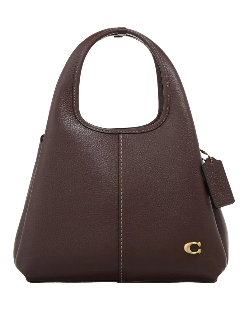 Coach Crossbody Bags Polished Pebble Leather Lana Shoulder Bag 23 braun Braun