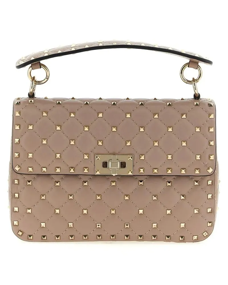 Valentino Garavani Hobo Bags 'Rockstud Spike' Shoulder Bag pink Rosa