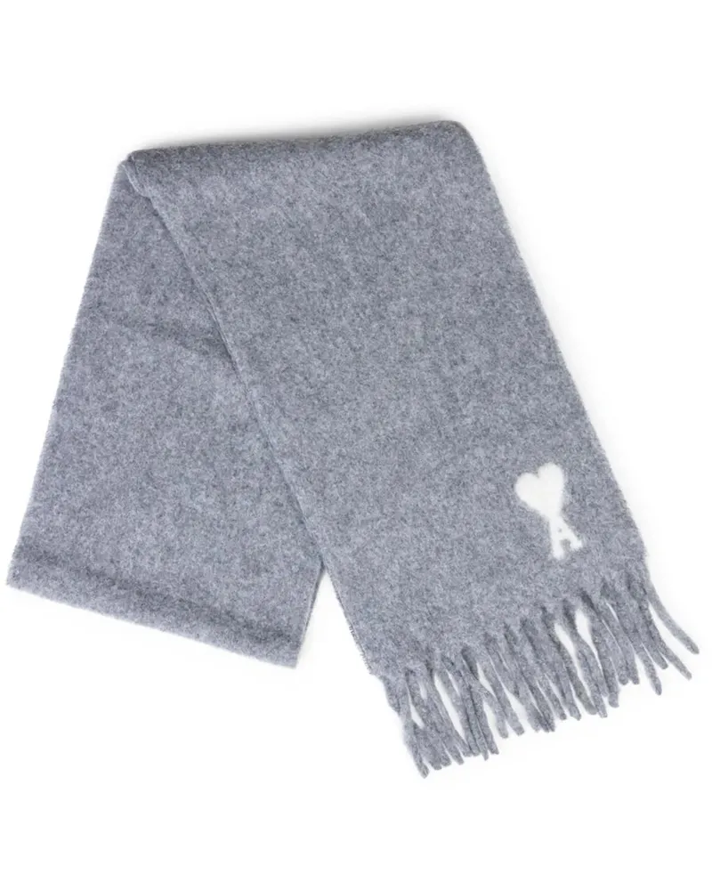 AMI Paris Tücher & Schals CLOUD KNIT SCARF GREY grau Grau