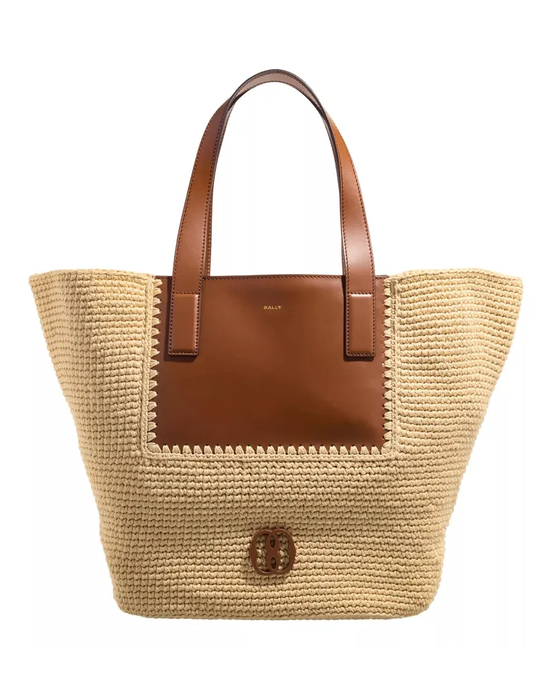 Bally Tote Lace Tote Beige