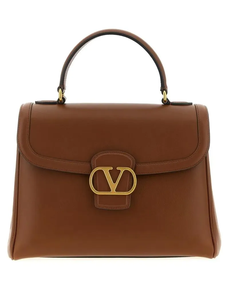 Valentino Garavani Hobo Bags '9To5' Smooth Calf Leather Handbag rot Rot
