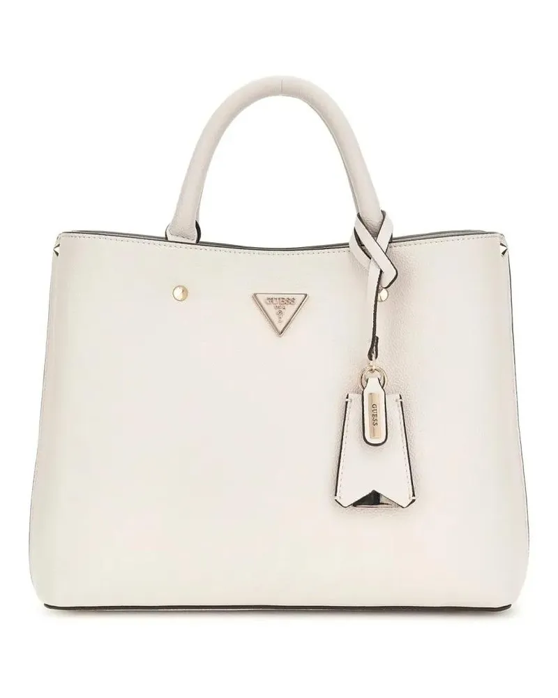Guess Shopper & Totes Women's White Faux Leather Bag weiß Weiß