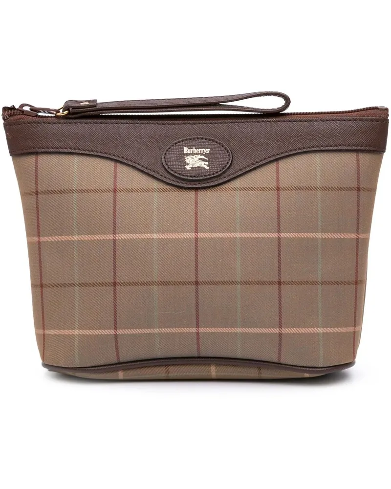 Burberry Clutches Vintage Check Canvas Clutch braun Braun