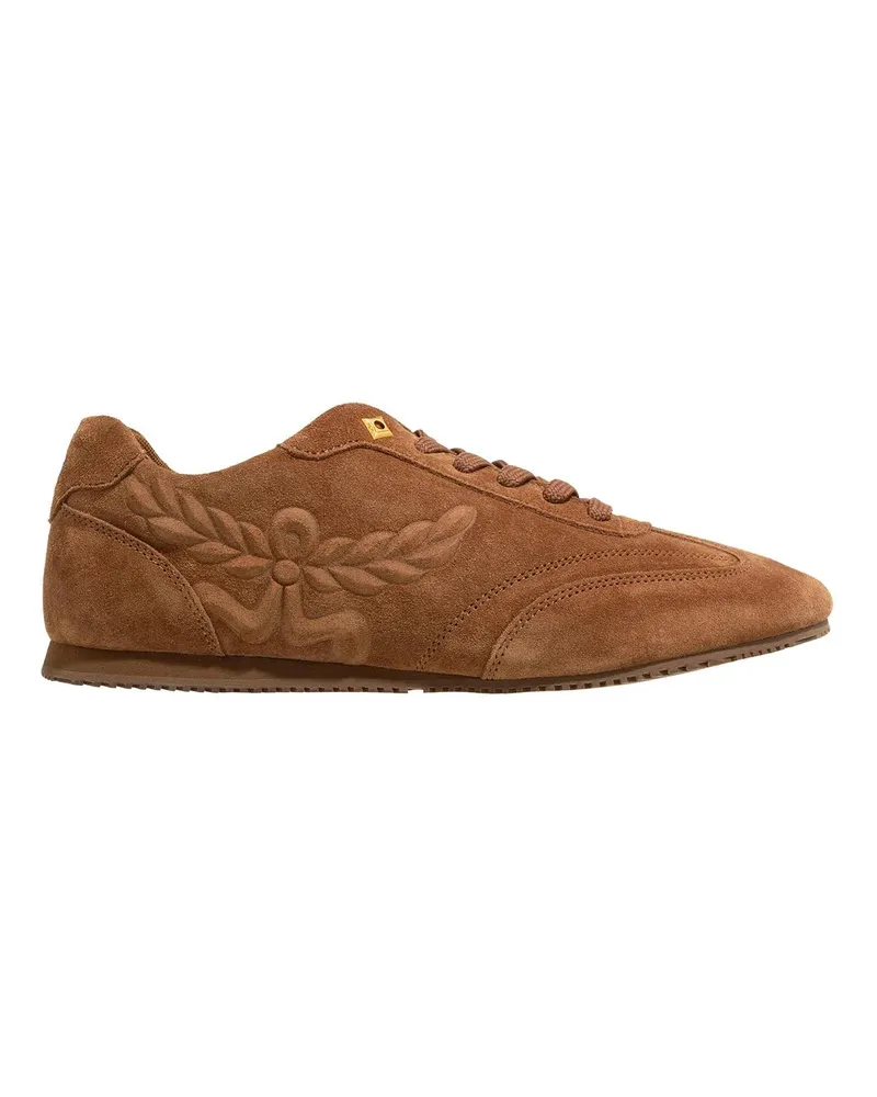 MCM Low-Top Sneaker W Federlite Lthr Boxer Lt C9 braun Braun