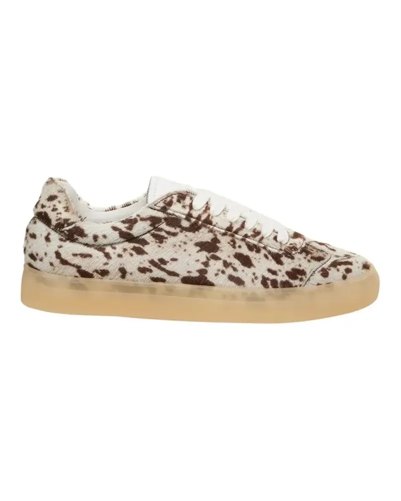 Copenhagen Low-Top Sneaker Animal Print Low-Top Sneakers With Translucent Rub braun Braun