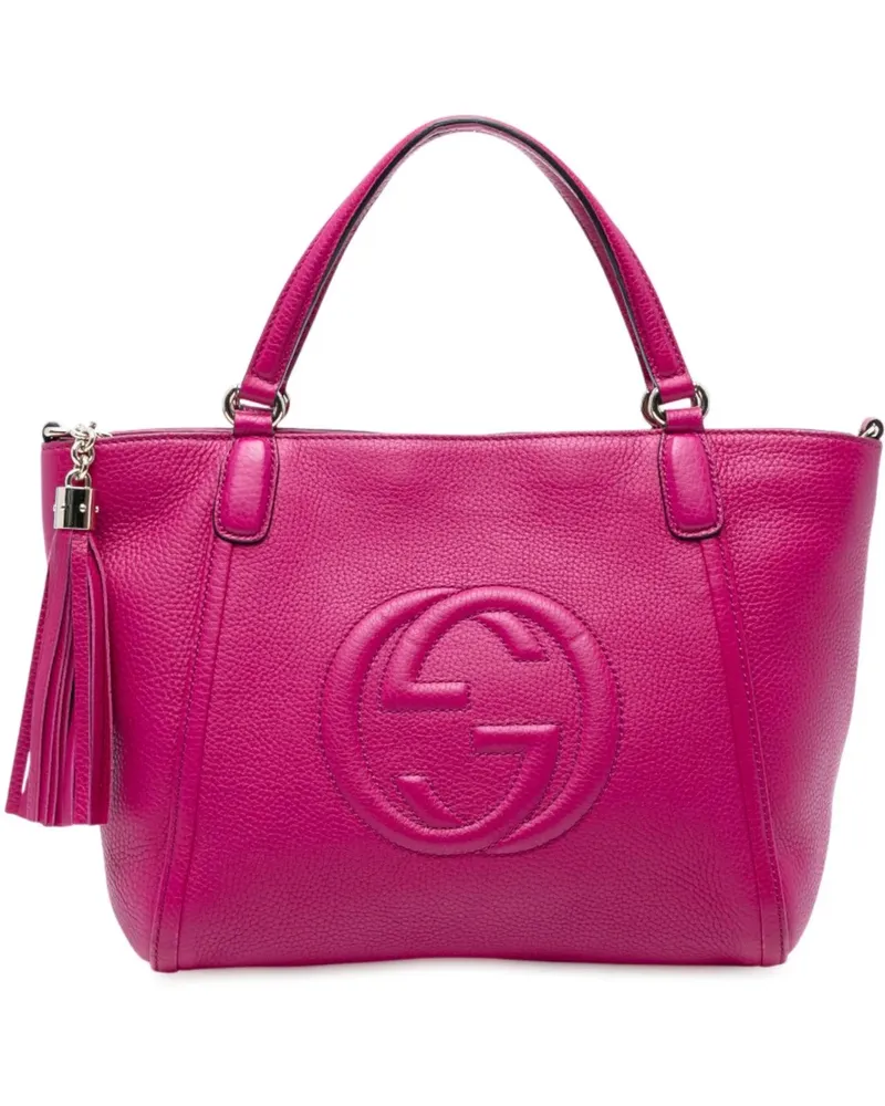 Gucci Hobo Bags Small Leather Soho Cellarius Satchel rosa Gold