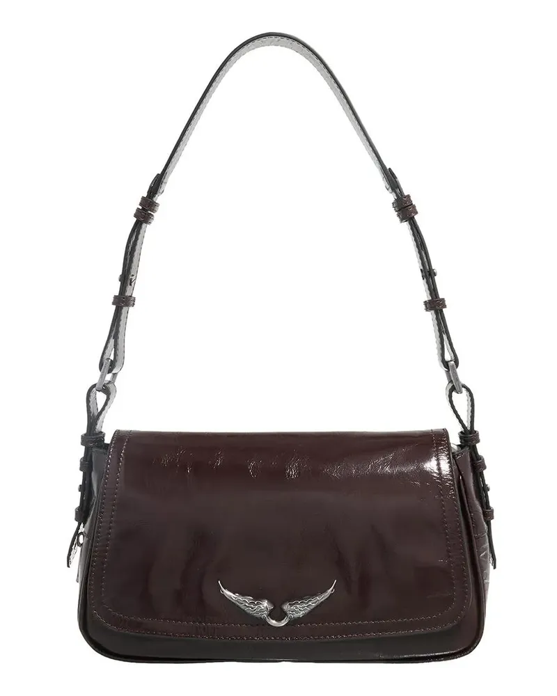 Zadig & Voltaire Crossbody Bags Le Zouzou Vintage Patent braun Braun