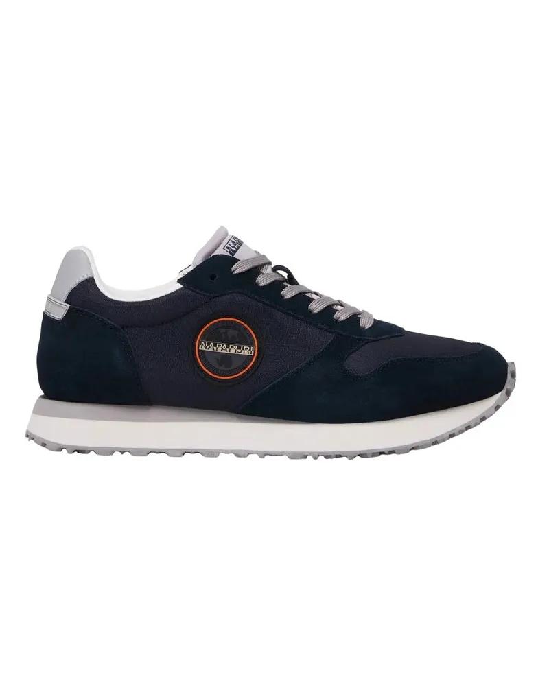 Napapijri Low-Top Sneaker Suede And Technical Fabric Sneakers blau Blau