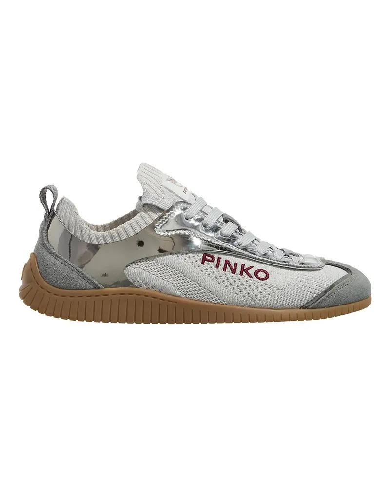 Pinko Low-Top Sneaker Reby 03 silberfarben 