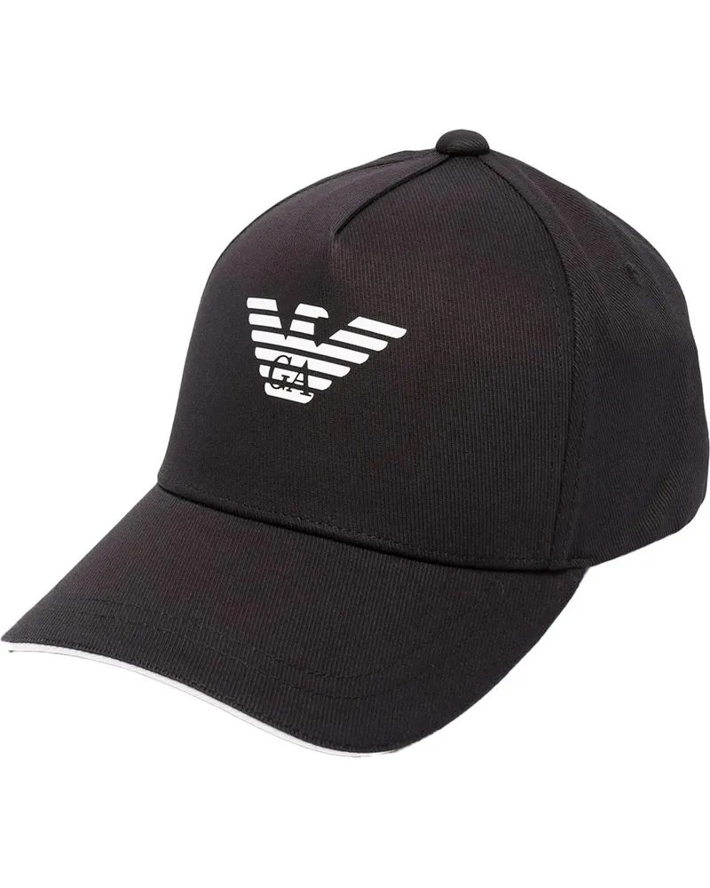 Emporio Armani Caps & Mützen Hats Black schwarz Schwarz