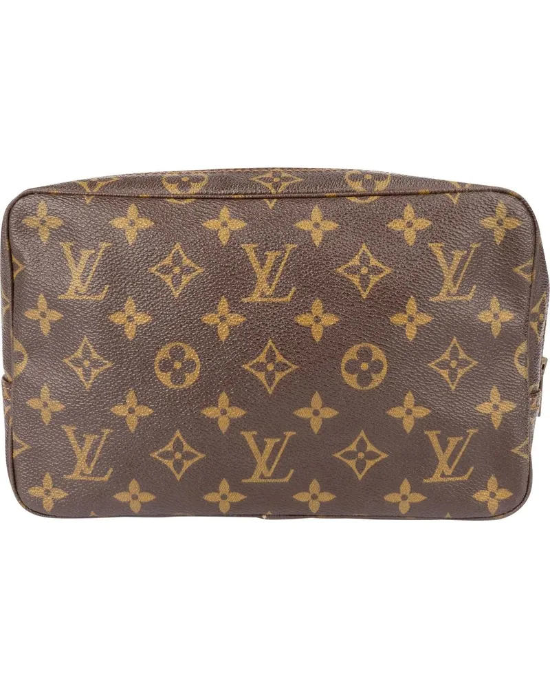 Louis Vuitton Crossbody Bags  Canvas Monogram Trousse Toilette 23 braun Braun
