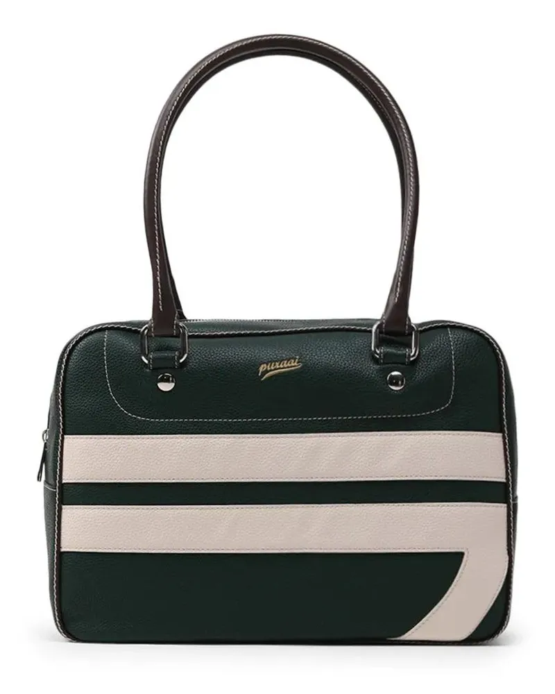 Puraai Hobo Bags Rectangular Handbag In Deep Green schwarz Schwarz