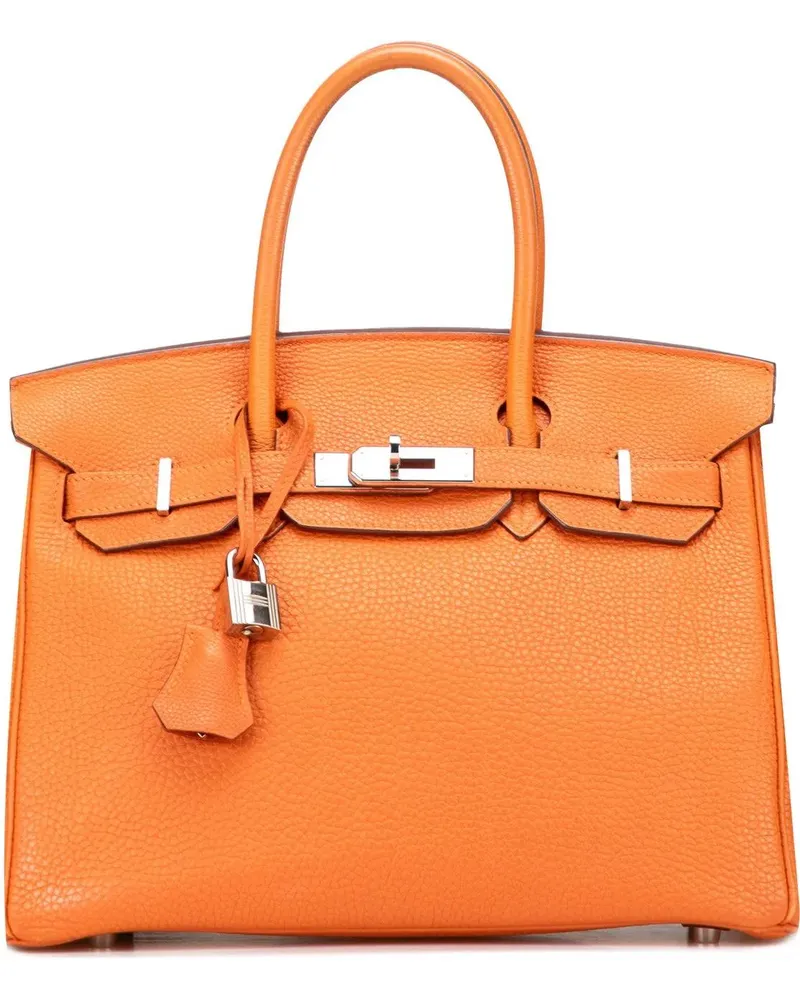 Hermès Crossbody Bags Togo Birkin Retourne 30 orange Orange
