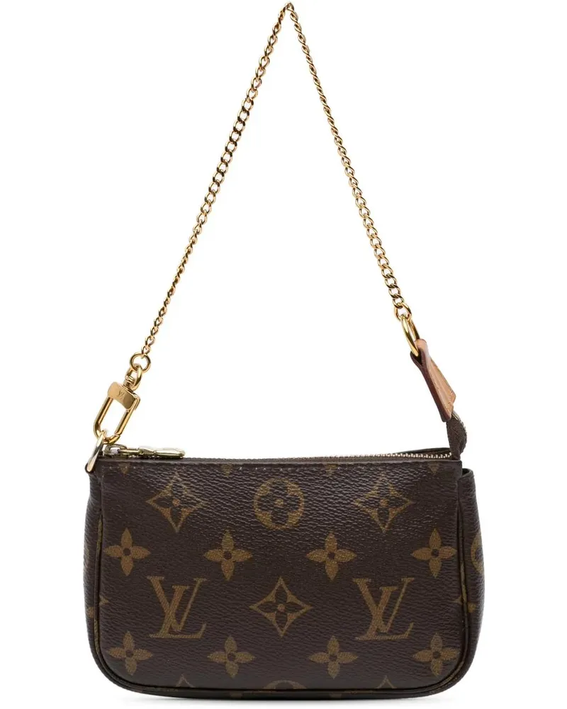 Louis Vuitton Crossbody Bags 2020 Monogram Mini Pochette Accessoires braun Braun