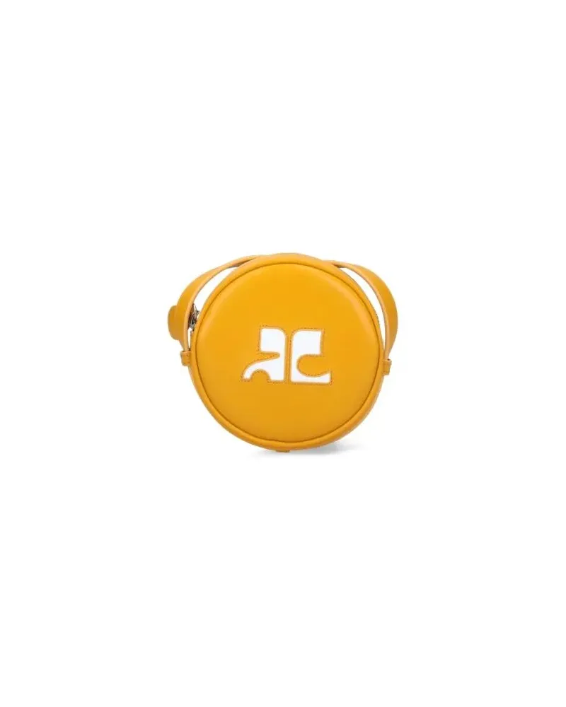 Courrèges Hobo Bags "Reedition Circle" Mini Bag – Yellow gelb Gelb