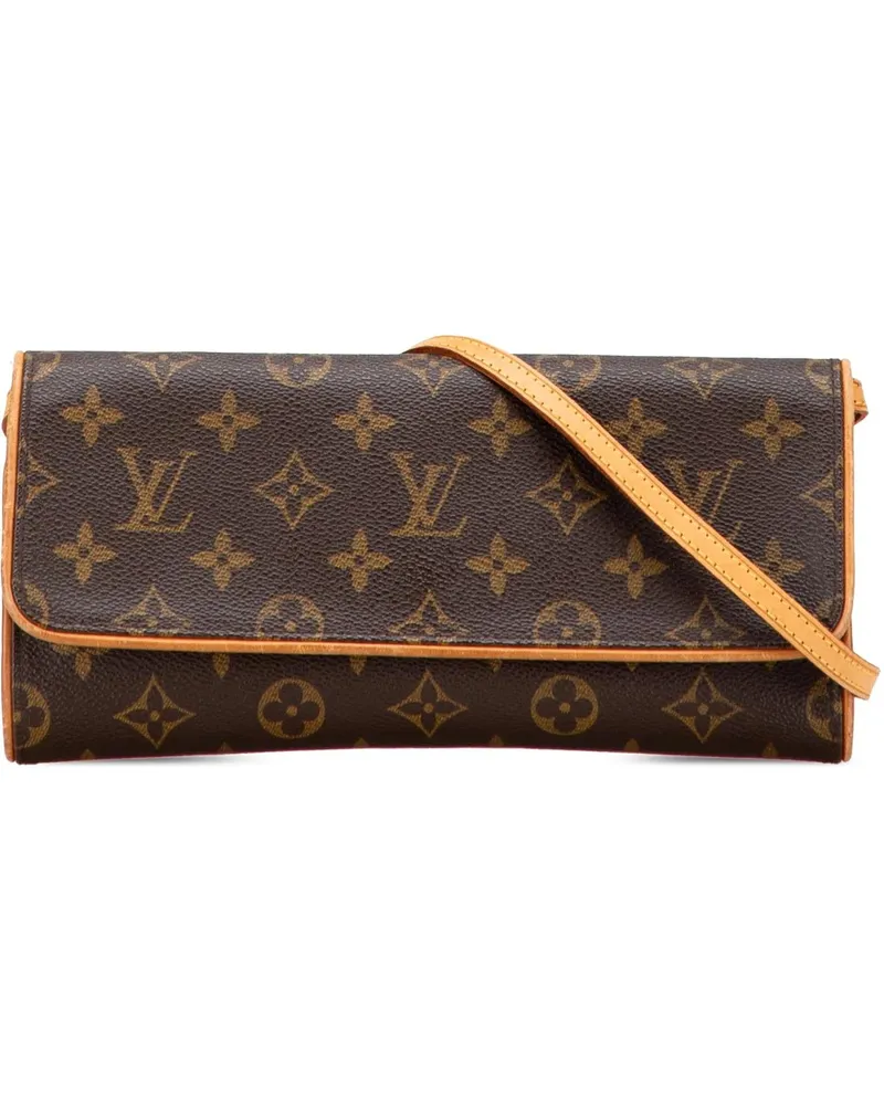 Louis Vuitton Hobo Bags Monogram Pochette Twin GM braun Braun