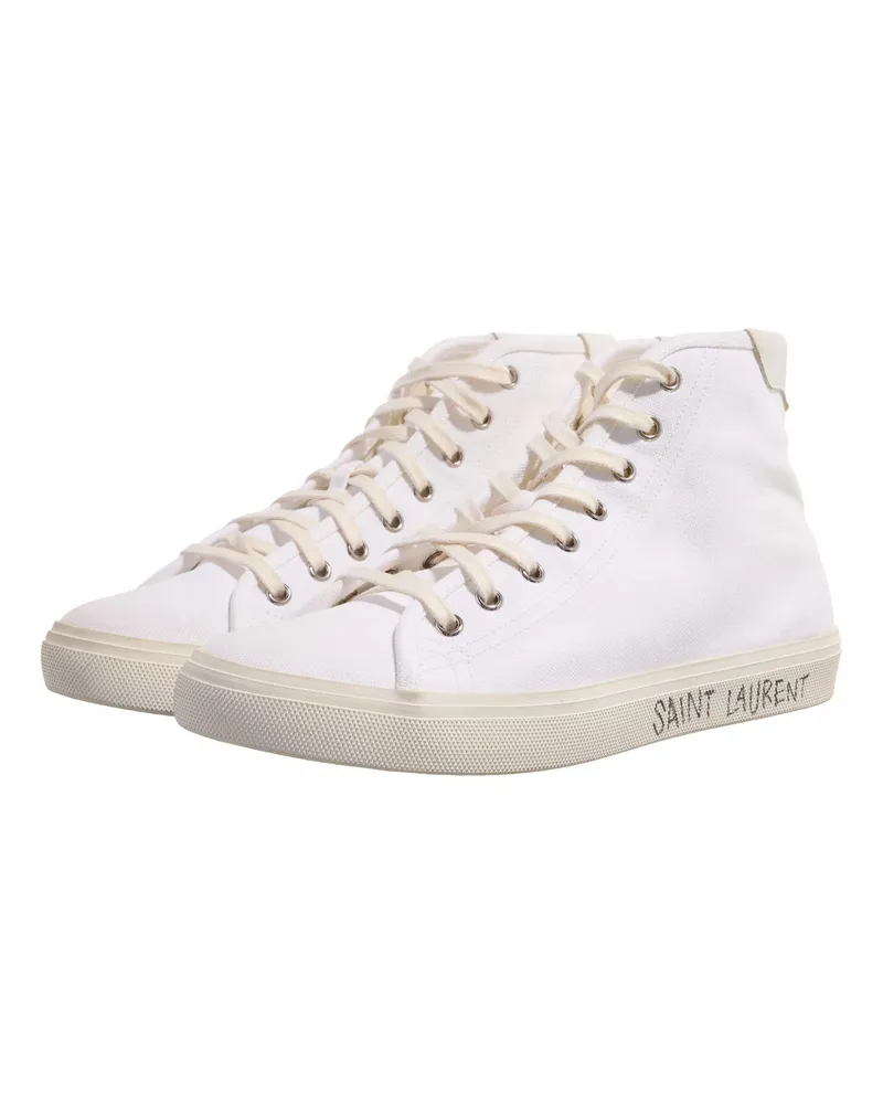 Saint Laurent Sneakers Malibu Hightop Sneaker Weiß