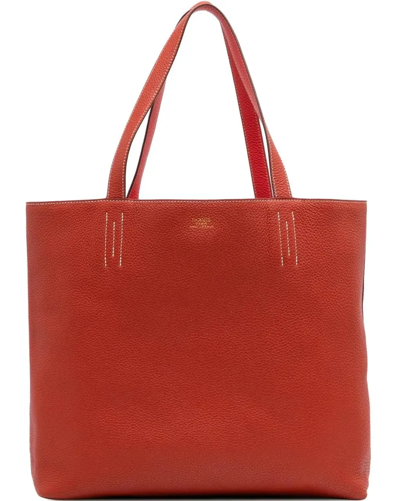 Hermès Shopper Clemence Double Sens 36 orange Orange