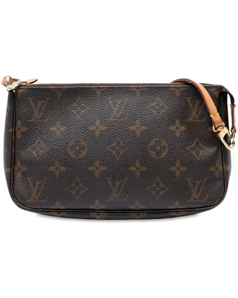 Louis Vuitton Hobo Bags Monogram Pochette Accessoires braun Braun