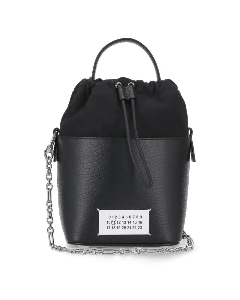 Maison Margiela Beuteltaschen 5Ac Bucket Bag Schwarz