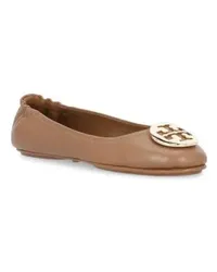 Tory Burch Loafers & Ballerinas Minnie Ballerina Shoes Braun