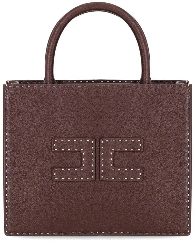 Elisabetta Franchi Crossbody Bags Cacao Handbag Brown braun Braun