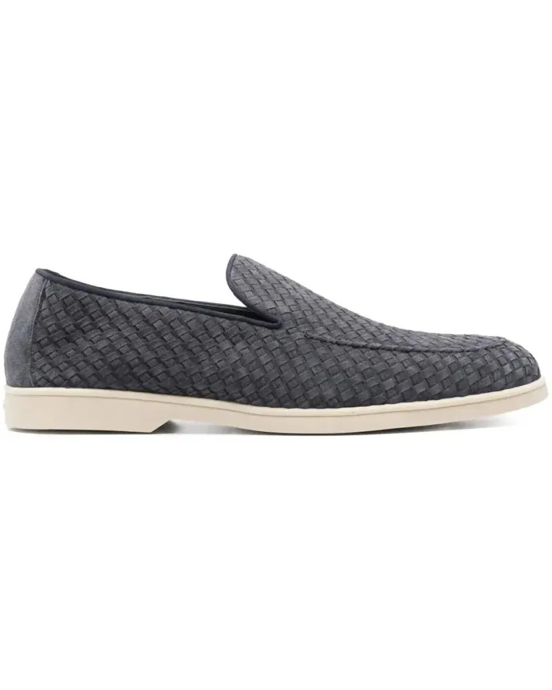 Doucal´s Loafer Imperial Blue Suede Loafers blau Blau