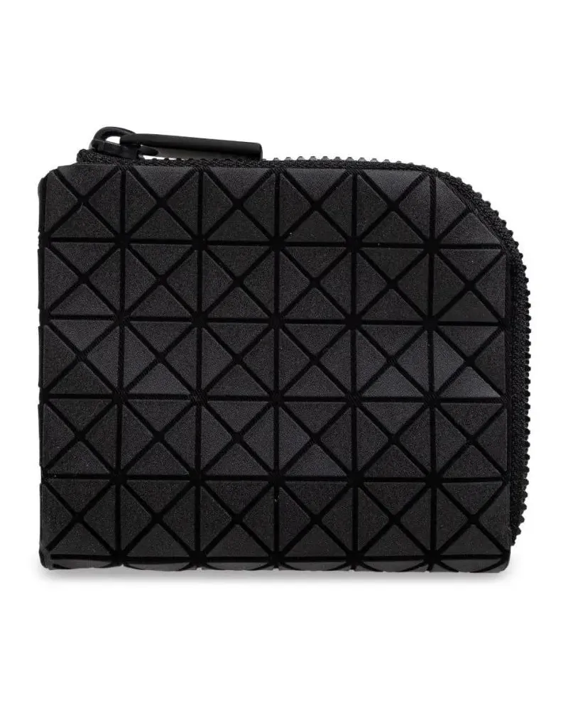 Issey Miyake Portemonnaies Geometric Pattern Wallet schwarz Schwarz