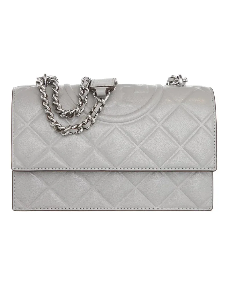 Tory Burch Crossbody Bags Fleming Small Convertible Shoulder Bag grau Grau
