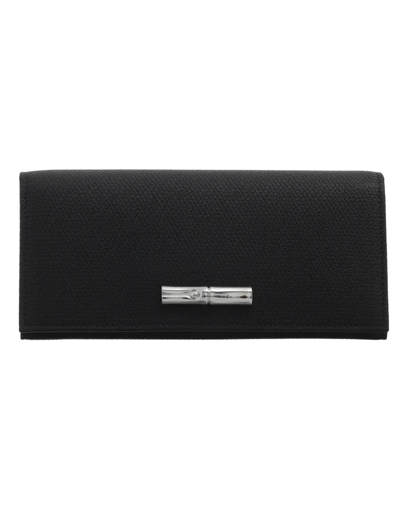 Longchamp Portemonnaie Le Roseau schwarz Schwarz
