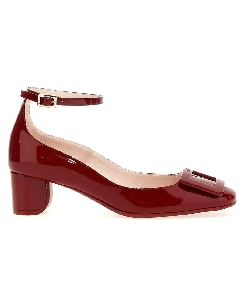 Roger Vivier Hohe Schuhe 'Roundy' Pumps rot Rot