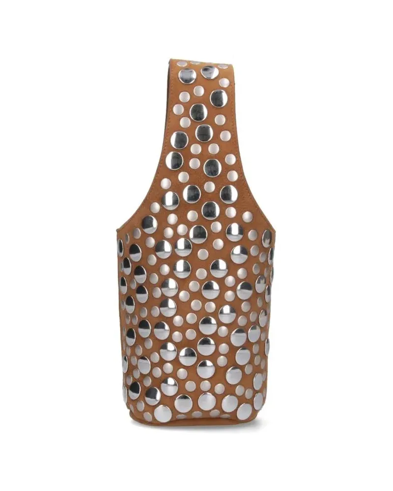 KHAITE Crossbody Bags "Livia" Studded Bag Brown braun Braun
