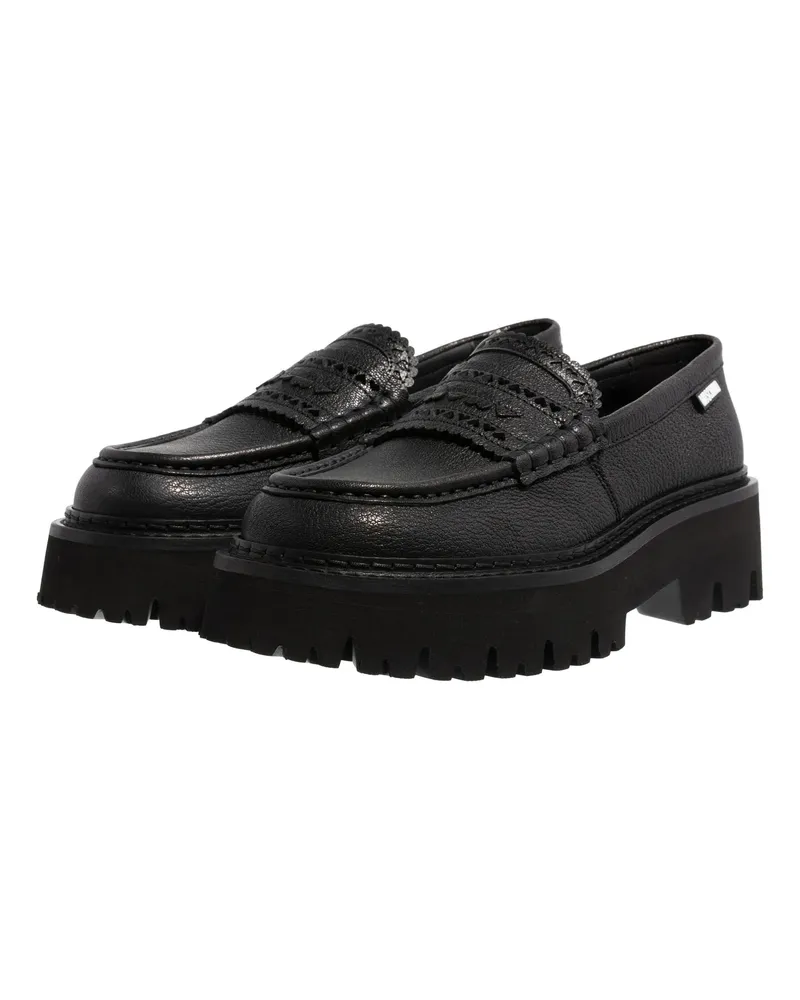 Moschino Loafer Hearted Brogue Sporty schwarz Schwarz