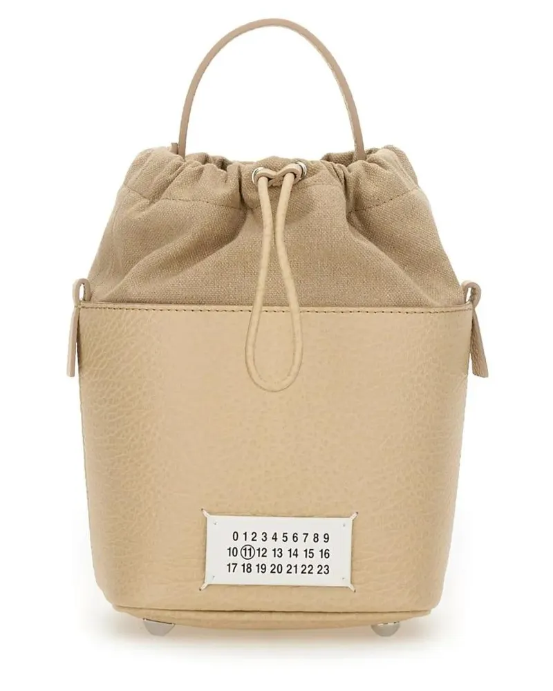 Maison Margiela Beuteltaschen 5Ac Bucket Bag beige Beige